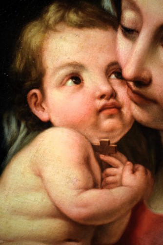 Louis XIV - La Vierge à l'Enfant - Atelier de Carlo Cignani (1628 – 1719)